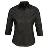Womens/Ladies Effect 3/4 Sleeve Fitted Work Shirt