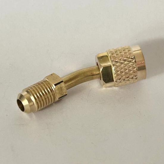 Латунный адаптер для хладагента Устойчивый к ржавчине и коррозии R32/R454B Кондиционер Обратный