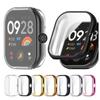 Electroplated TPU Protective Case For Redmi Watch 4 Full Screen Protector Shell Cover Bumper Frame