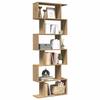 VidaXL 6-Tier Room Divider Shelf Artisan Oak, Shelf, Bookcase, Storage Shelf, 858092