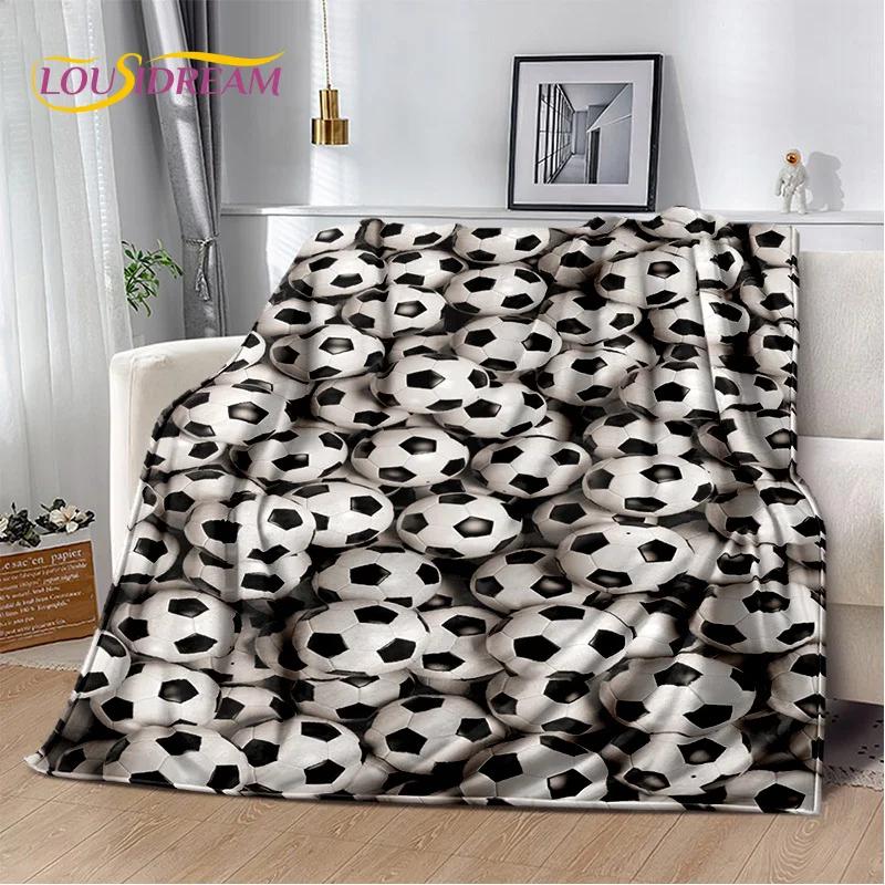 29 Стиль Футбольное поле Футбол Спорт Мультфильм Мягкое одеяло, Мягкий плед для дома Спальня Кровать Диван Дорожный чехол Детский подарок