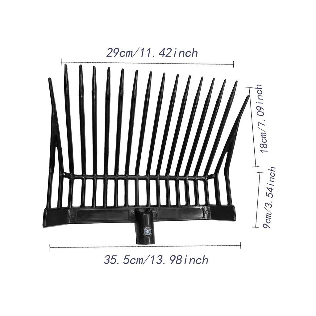 Вилы для конского навоза Сменная головка Грабли Садовые вилы для фермерского животноводства