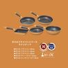 Bestco Frying Pan, 20cm, Gas Stove, Orange, 3 Million Cracks Abrasion Resistant, ND-5781