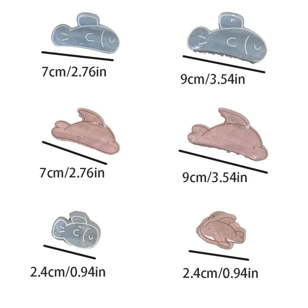 Рыба Животное Акула Заколка Блестящая Рыба Заколка Для Волос Смешной Дельфин Коготь Для Волос Женский/Детский