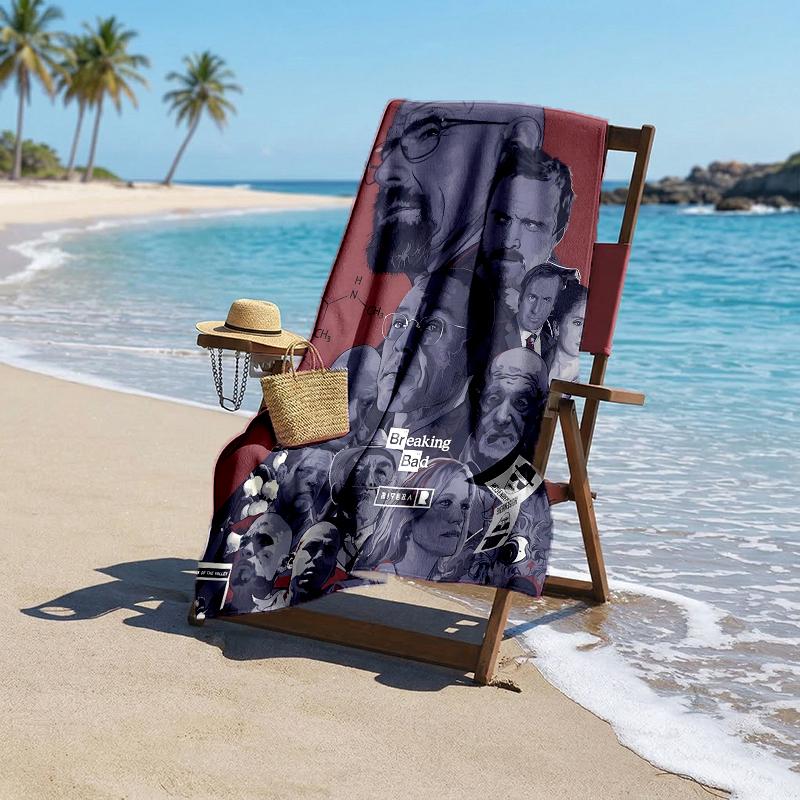 Bad Fashion Beach Towel: Ideal for Summer Adventures Soft, absorbent and quick drying suitable for swimming and bathing
