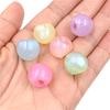Slant Hole Beads 10pcs Necklaces Jewelry Marking Round Bbeads Loose Beads DIY Handmade Materials Lustrous for Earrings