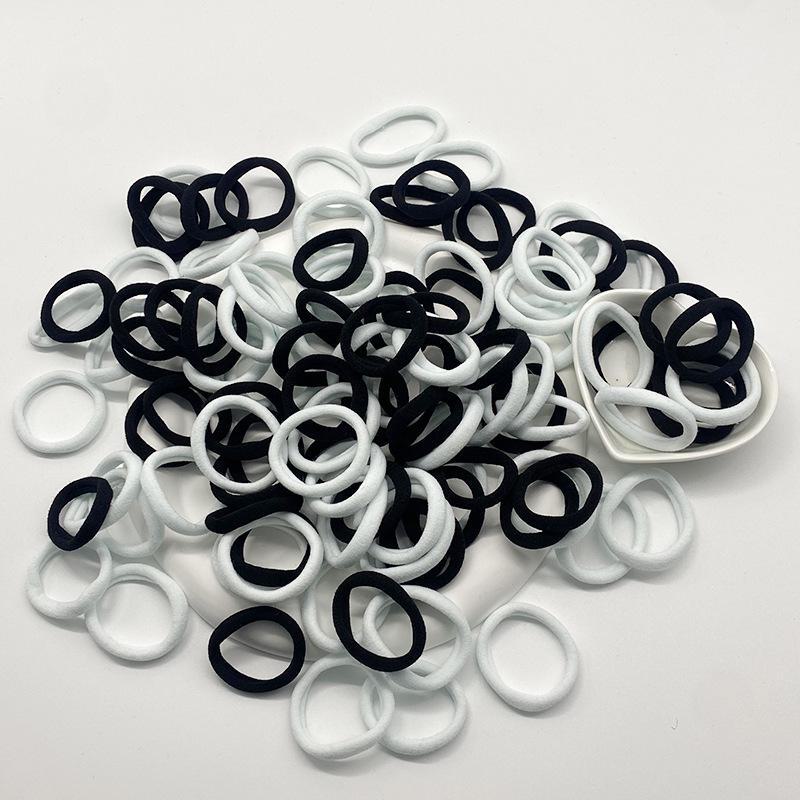 Черная повязка для волос в корейском стиле для женщин, 4 см, бесшовное высокоэластичное кольцо для полотенца