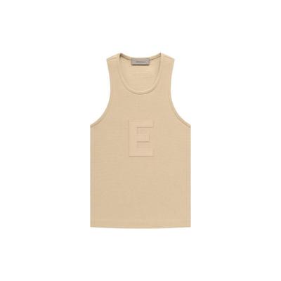 Essentials Drop 2 SS23 Винтажная этикетка трикотажная однотонная майка женские топы FOG-SS23-326