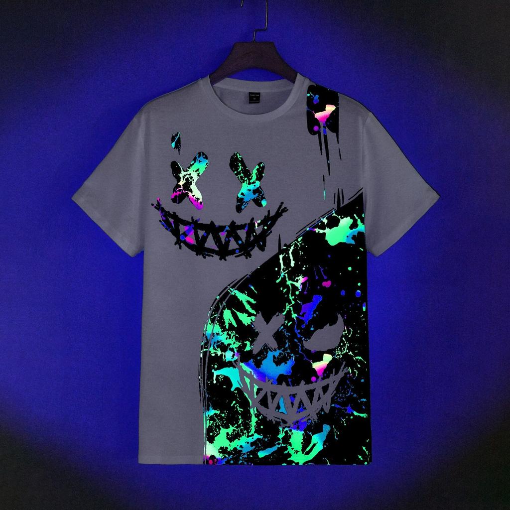 Vintage Men's T-Shirt Cartoon Graphic Print Daily O-Neck Pullover Sports Streetwear Designer Summer Clothing T Shirts