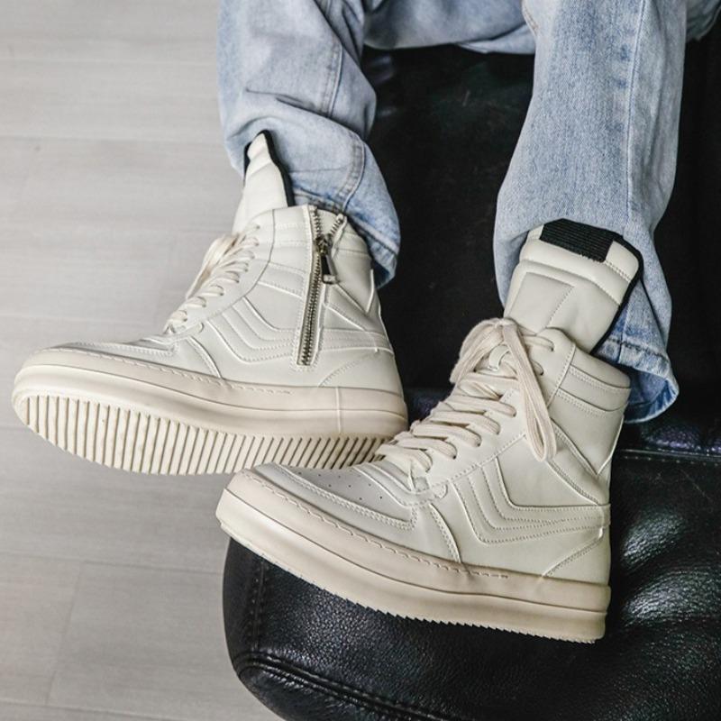 Fashion Shoes for Men Fashion Casual High-top Men Shoe Men Retro Versatile Comfort Locomotive Sports Casual Board Shoe Zapatillas Hombre