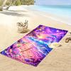 Colorful Dolphin Sunset Beach Design - Beach towel quick-drying for travel outdoor sports jogging beach and swimming