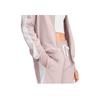 Under Armour Minimalist Brand Logo Comfortable Breathable Cardigan Top Knitted Long Pants Casual Set Women Sets Gray Pink 1365147-009