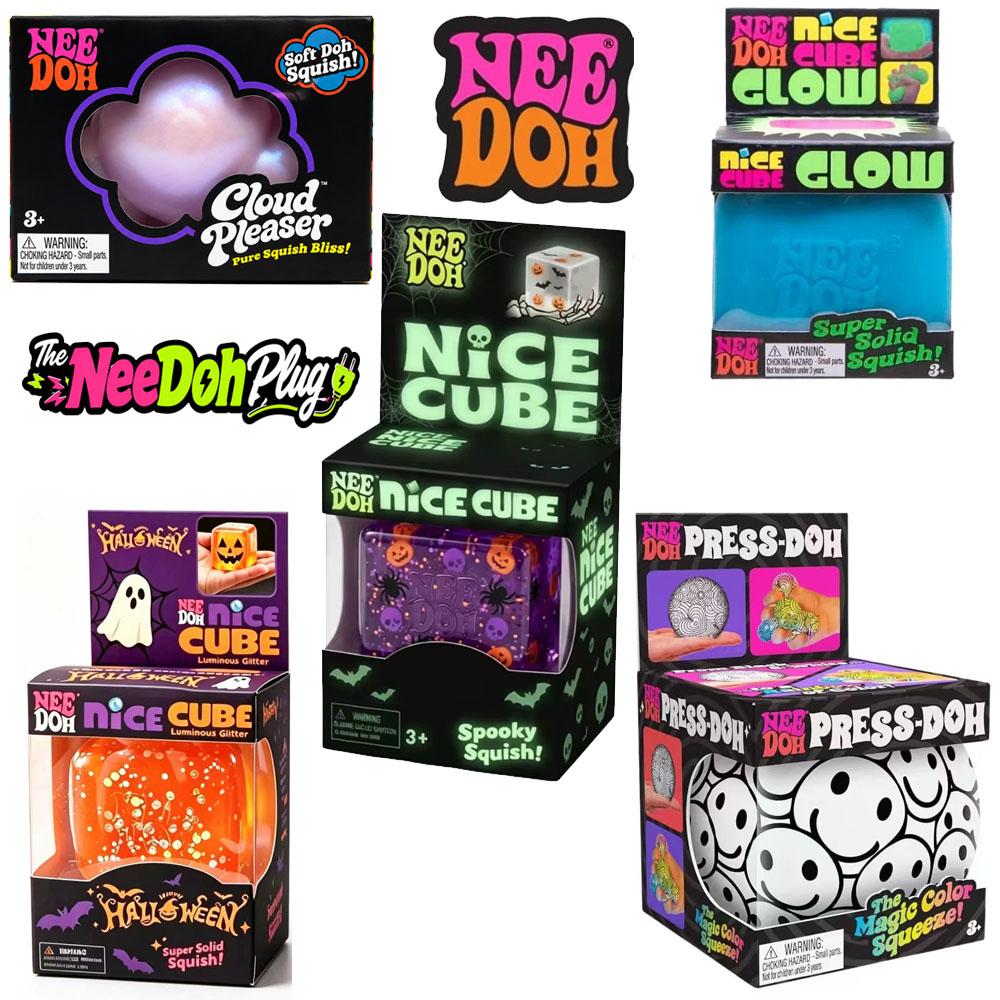 Новые хэллоуинские игрушки-антистресс Needoh Сенсорная игрушка Цветная Мялка Растягивалка Снятие тревоги Игрушка-фиджет для СДВГ Подарок для отдыха