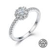 Wedding Bridal Jewelry 925 Sterling Silver Delicate Engagement Rings For Women Anniversary Gifts Elegant Fine Jewelry