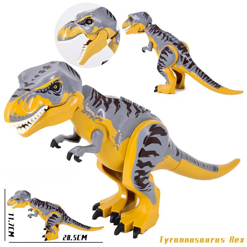 Мир Юрского периода 2 фигурки динозавров Tyrannosaurus Rex Indominus Rex I-Rex Indoraptor строительные блоки детские игрушки совместимы