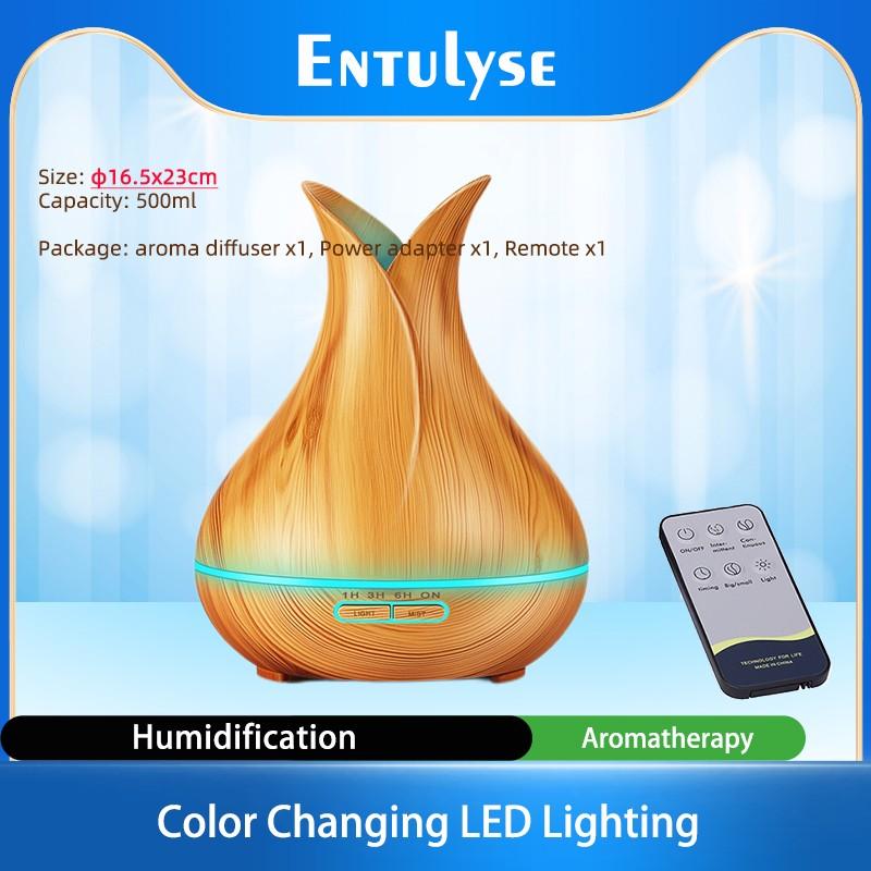 Модный большой емкости, сильный крутой туман, электрический ароматерапевтический ароматизатор, масло, ультразвуковой аромадиффузор, увлажнитель для офиса