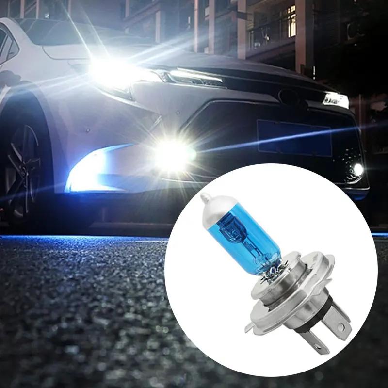 1/2 шт. Авто H4 100 Вт 12 В супер яркие белые противотуманные фары галогенные лампы высокой мощности автомобильные фары лампа автомобильный источник света парковка