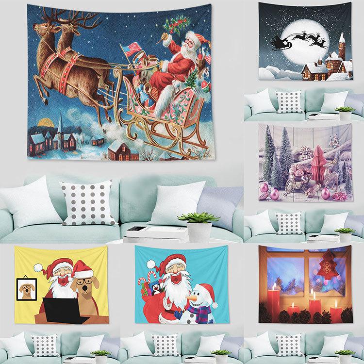 Christmas Hot Selling Tapestry Background Cloth Room Bedside Wall Cloth Wall Decoration Tapestry
