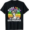 More Pride Less Prejudice Pride Month LGBTQ Gay Lesbian T-Shirt