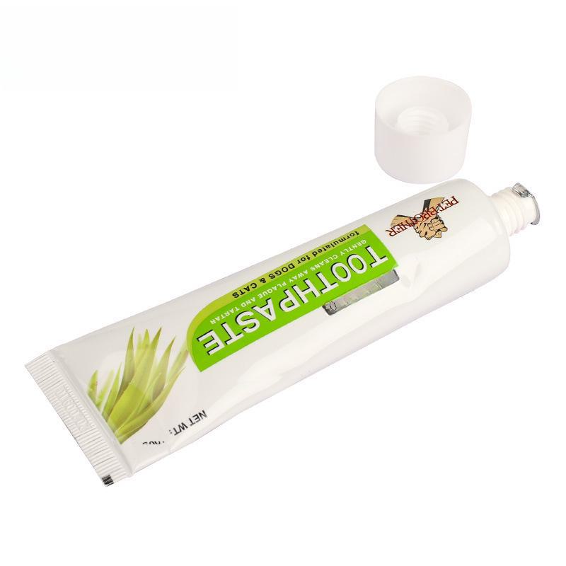 Набор зубной пасты и зубной щетки для ухода за полостью рта кошек и собак