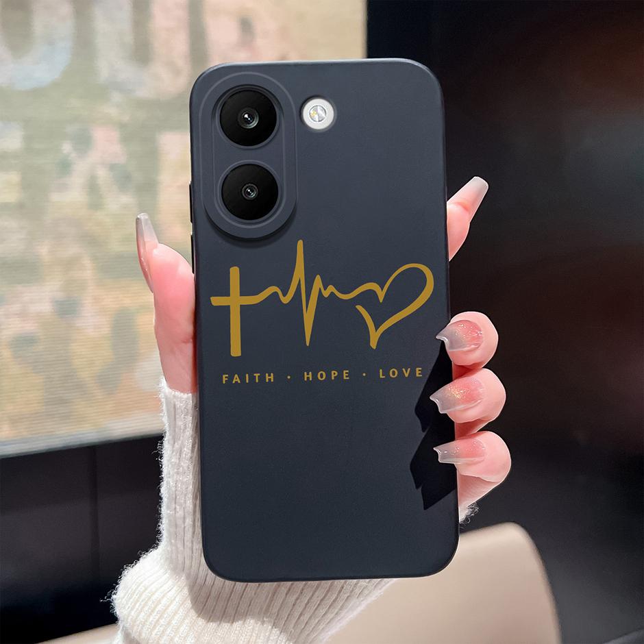 Для Xiaomi Poco X8 Pro X8 Pro Max Чехлы Цветное Сердце Защита от падения Художественный Защитный Чехол Для PocoX8Pro PocoX8ProMax Задняя Крышка