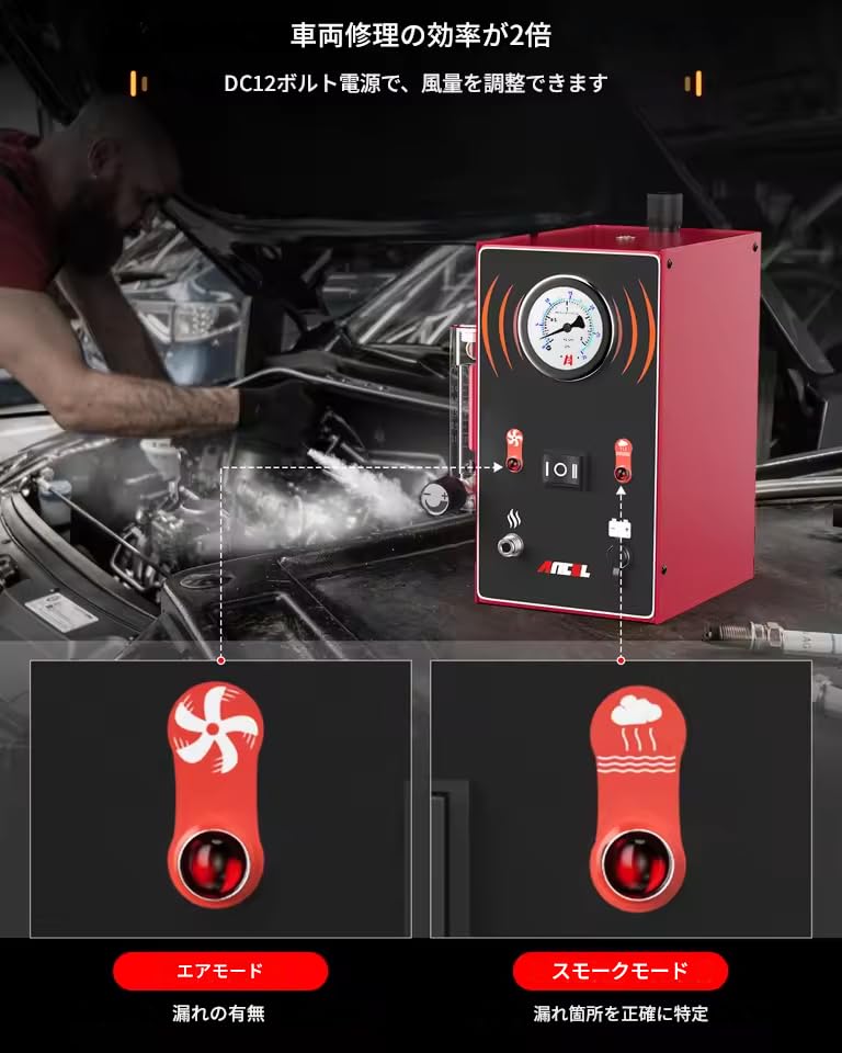 Zmart ANCEL S300 Автомобильный Детектор Утечки Дыма Генератор Дыма для Трубок EVAP Устройство Анализа Утечек Трубок Тестер Диагностический Инструмент Системы EVAP Детектор Утечки Дыма Ca