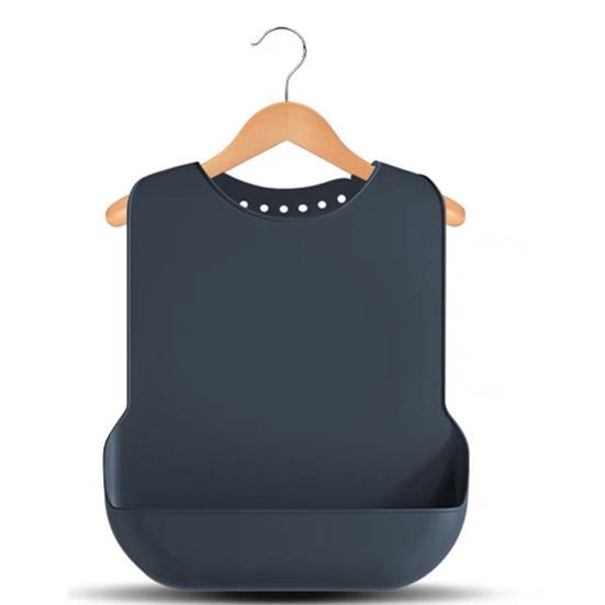 Нагрудники для взрослых, большой силиконовый нагрудник для взрослых, для еды, регулируемый, водонепроницаемый, для защиты одежды пожилых мужчин, женщин, пожилых людей