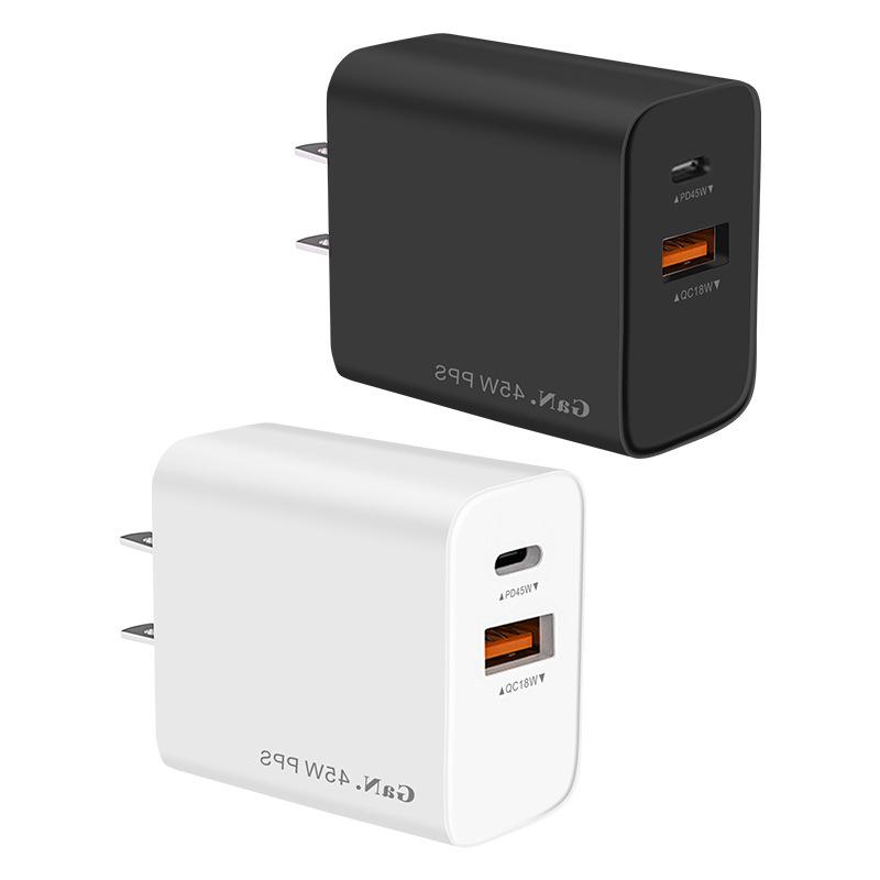 Новая зарядная головка Samsung 45 Вт, зарядное устройство с американской вилкой, подходит для быстрой зарядки мобильных телефонов Samsung и Apple 15.