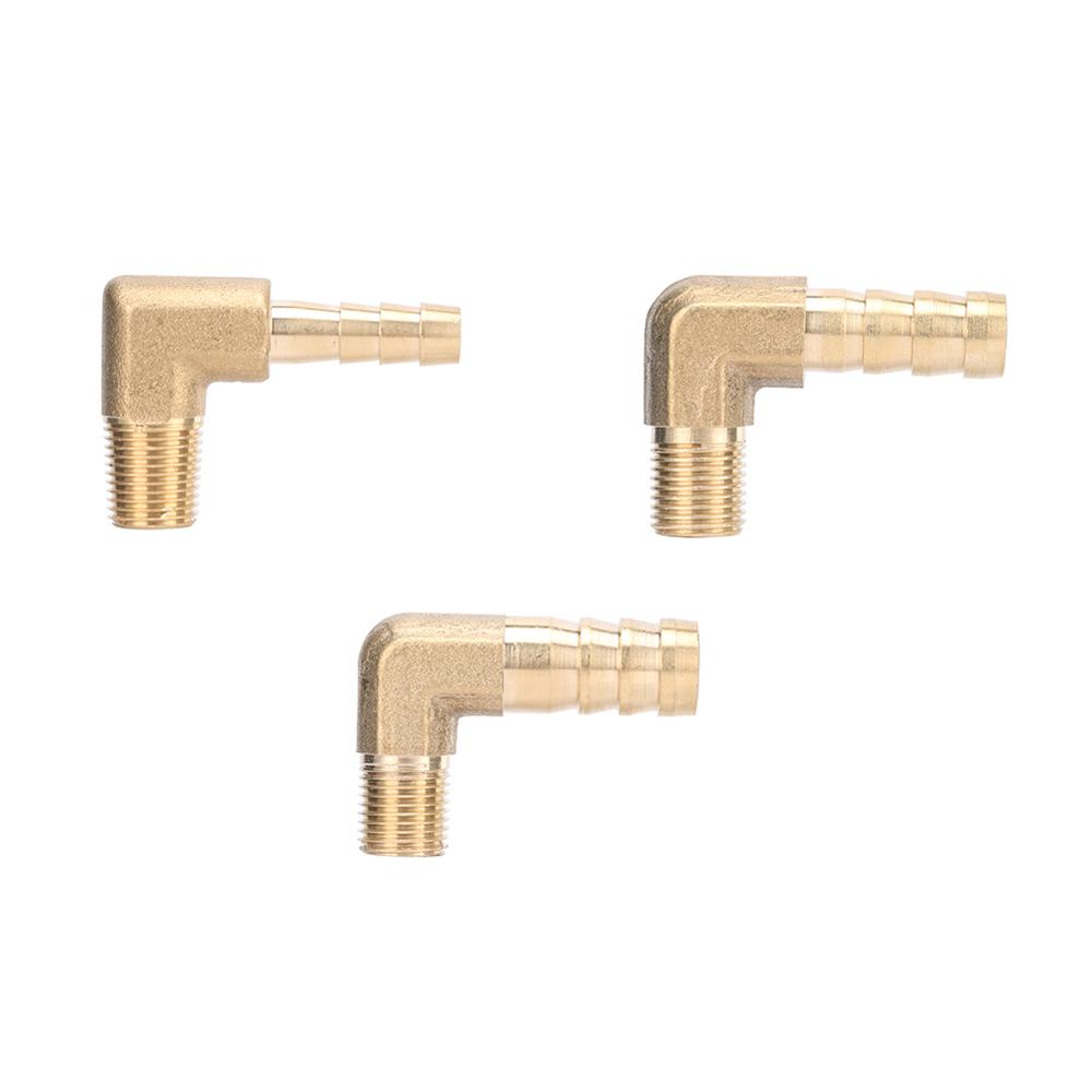 Pagoda Connector 6mm 8mm 10mm To 1/8"BSP Male Thread Barbed Brass Hose Barb Fitting Elbow Coupling Connector Joint Adapter