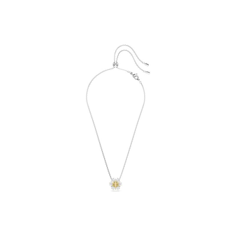 Swarovski Idyllia Flower Pendant Necklace Women's Silver 5679939