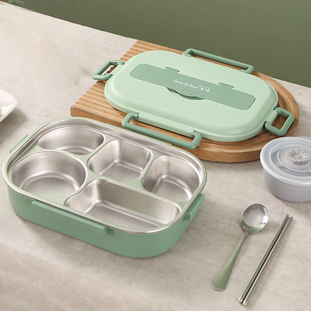 Ланч-бокс 22x14x7 см, чаша из нержавеющей стали 304, палочки для кемпинга