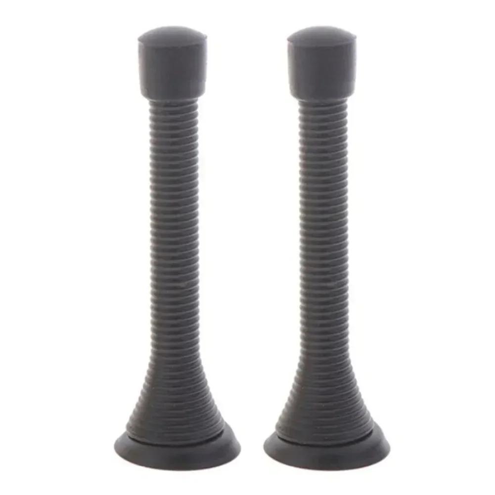 2 шт. металлический пружинный дверной стопор с нижней пластиной, винты, ветрозащитный дверной стопор, держатель, безопасность детей, защита дверей, стен, фурнитура