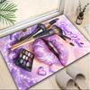 1PC Custom Name Lip Art Makeup Fantasy Theme Floor Mat Ideal for Living Room, Game Rooms, Office, Bedroom,Floor Mat Playful Design