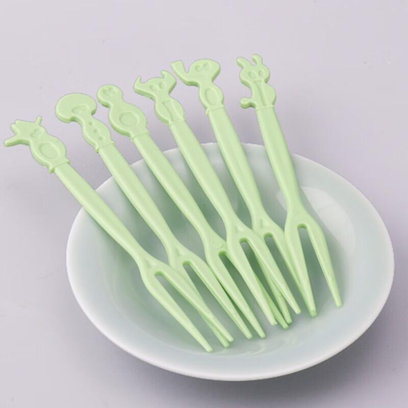 Cartoon Disposable Fruit Forks (50 Pcs)