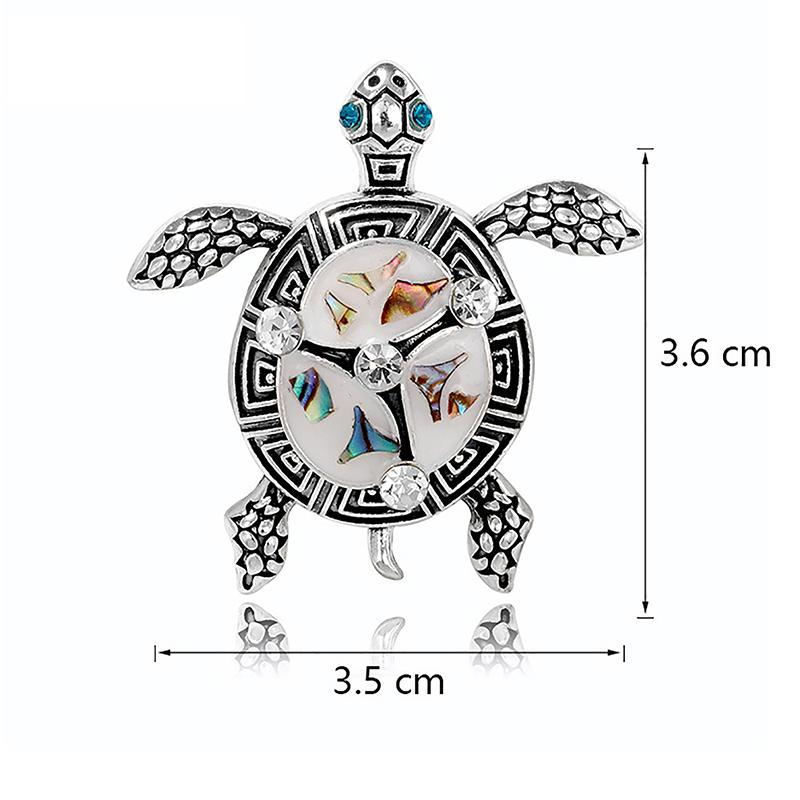 Винтажные преувеличенные броши в виде черепахи для женщин, одежда, ювелирные изделия, аксессуары для вечеринок, подарок