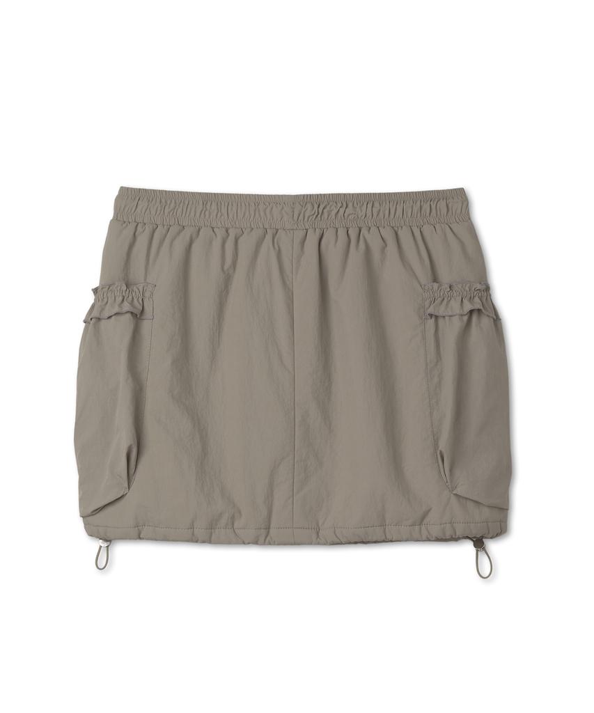 Grove Grvr Sports_Frill Banding Skirt_Beige