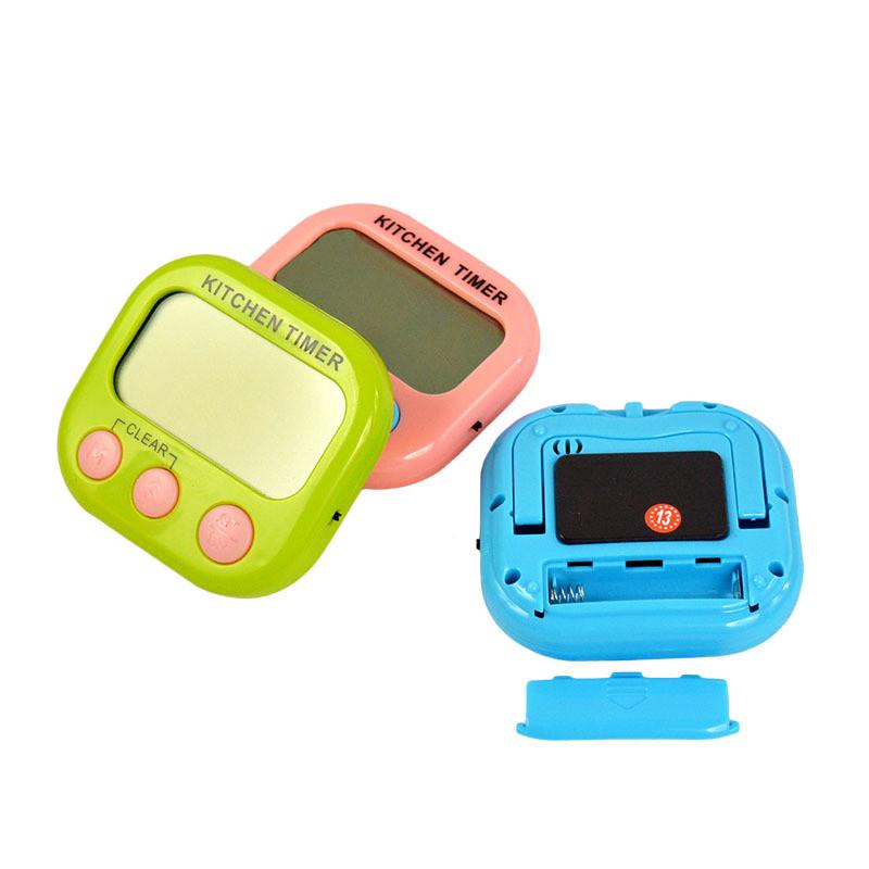 Компактный электронный кухонный таймер с выключателем питания. Идеален для кулинарии и выпечки.