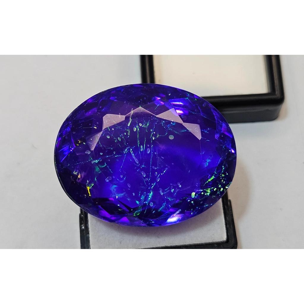 Natural Monarch Fire Opal 84-85 Ct Oval Cut Certified Fabulous Loose Gemstone