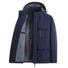 Waterproof and Windproof Plus Velvet Thickened Jacket for Men
