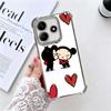 Cartoon Cute Pucca Garu Plating Phone Case For Xiaomi Redmi Note 14 15 Pro Plus 13 12 11 11S 11T 10 9S 9 5G Anti-Fall Airabag Co