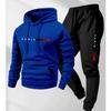 Mens Hooded Sweatshirt Tracksuit Set Cotton Blend Loungewear Young Adults