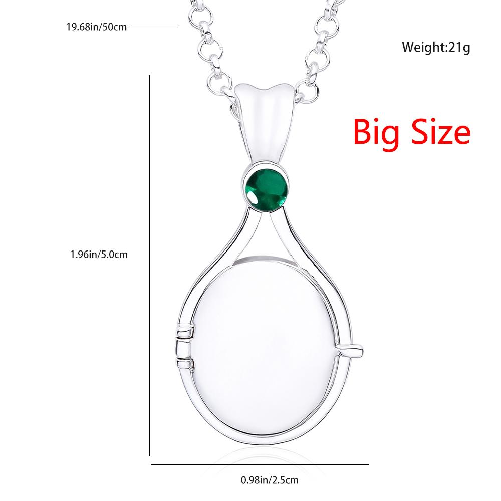 H2o Openable Metal Shell Pendant Necklace Silver Color with Crystal Mermaid Tv Movies Jewelry for Women Girls Cute Necklaces