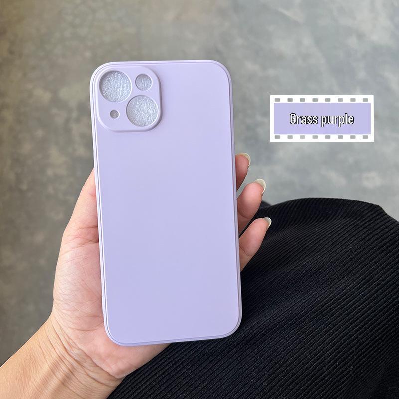 Мягкий чехол из жидкого силикона для iPhone 12 - Подходит для iPhone 13, 14, 16 Pro Max, Бархатная подкладка, Защитный чехол.