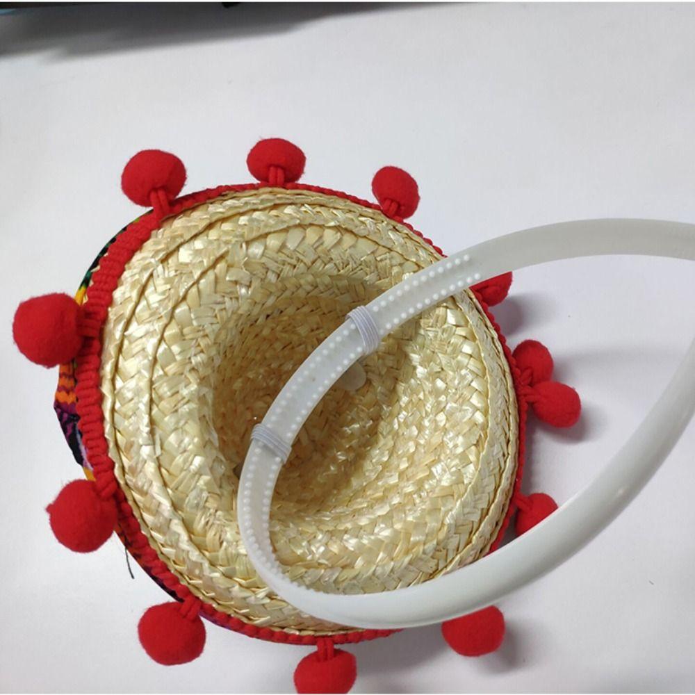 Party Supplies Performance Props Festival Headdress Mexican Hat Sombrero Headbands Hair Hoops