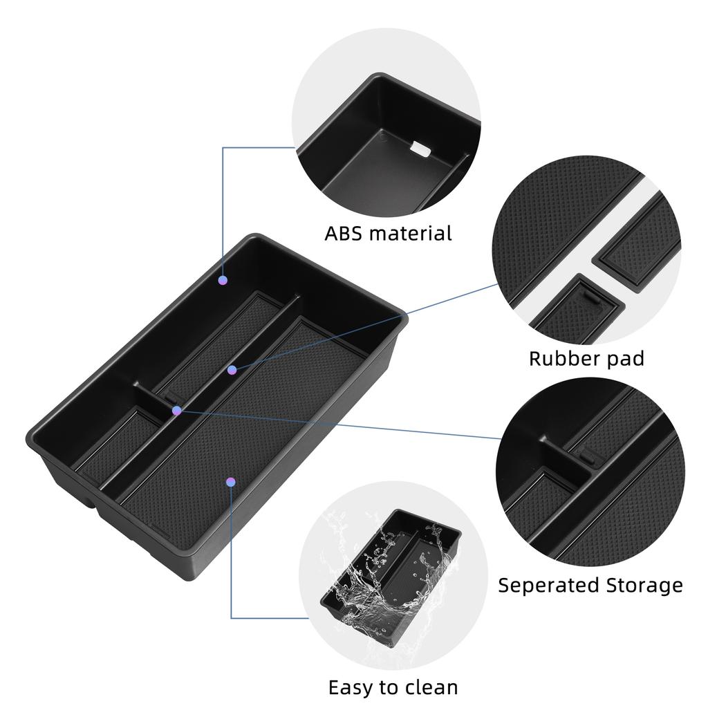 for Xpeng P7+ 2025-2026 Center Console Armrest Storage Box Tray Organizer Car Interior Accessories Tidying