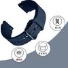 Jumpsunfun 20mm Silicone Watch Band for Swatch X OMEGA Speedmaster Navy with Quick Release Replacement Tool MoonSwatch,