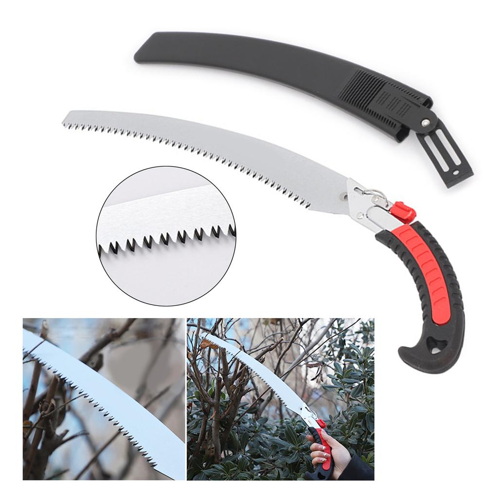 Hand Saw 20Inch Bending Pull Saw Woodworking Tool Garden Wall Panel Saw Fine Tooth Pruning Hand Saw
