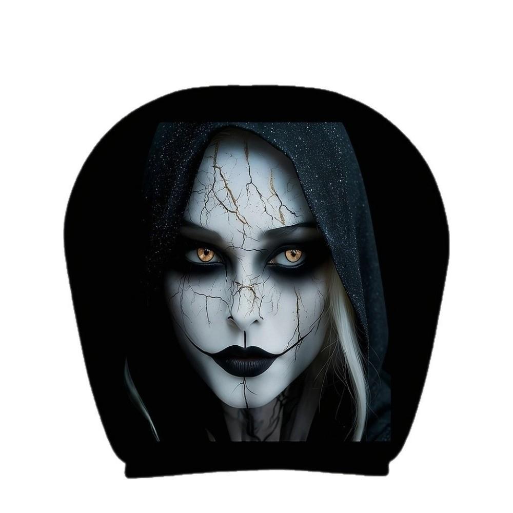 2 Pcs 2D Stretch Headrest Covers Halloween Accessories Car Seat Headcover Halloween