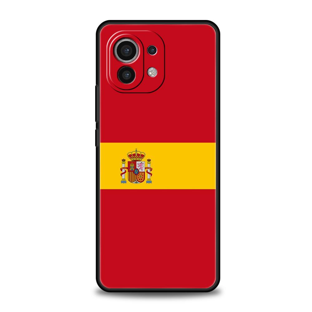 Чехол для телефона с флагом быка Испании для Xiaomi 15 14 13 12 Lite 14T 13T 12T Pro Poco X7 X6 X5 X4 X3 NFC F7 Ultra F6 Pro Мягкий чехол