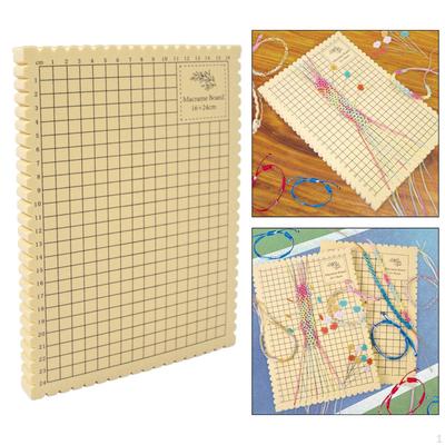 Легкая доска для макраме для закрепления и создания узлов, плетения браслетов для начинающих